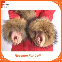 Top Quality 100% Real Fur Raccoon Fur Cuff